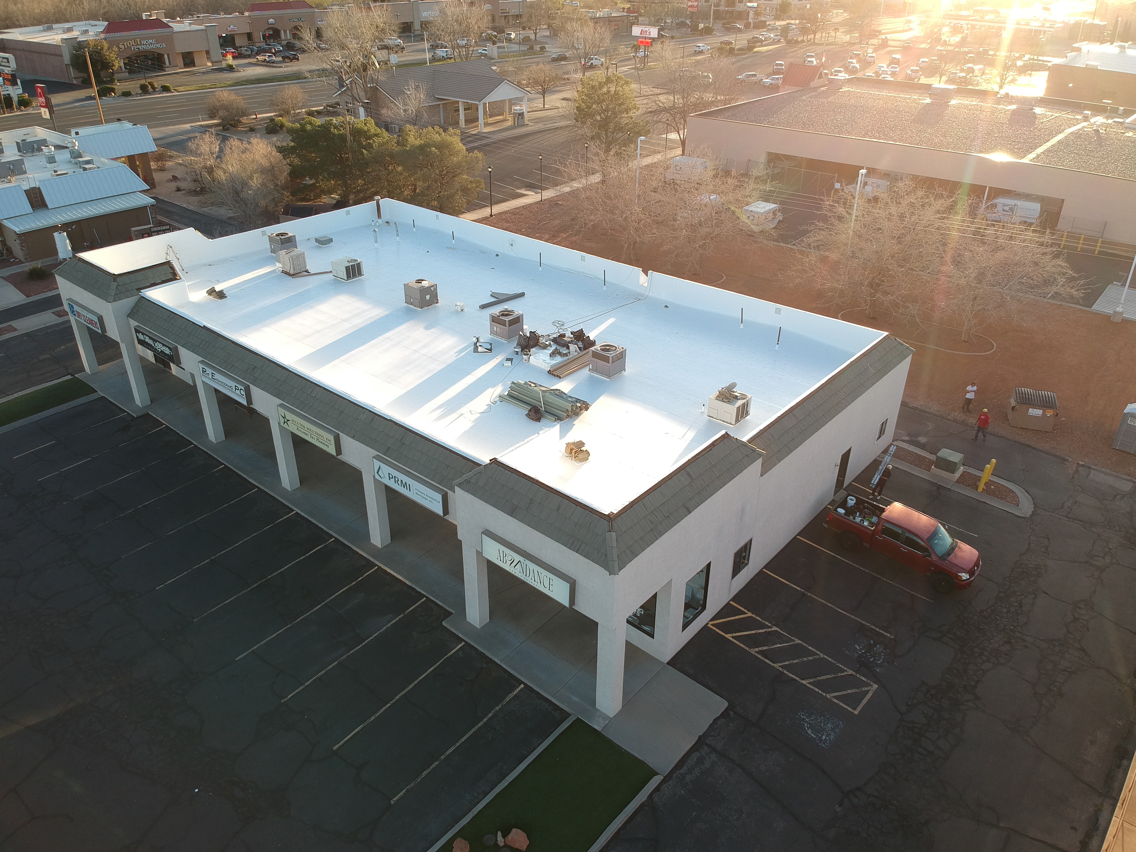TPO commercial roofing